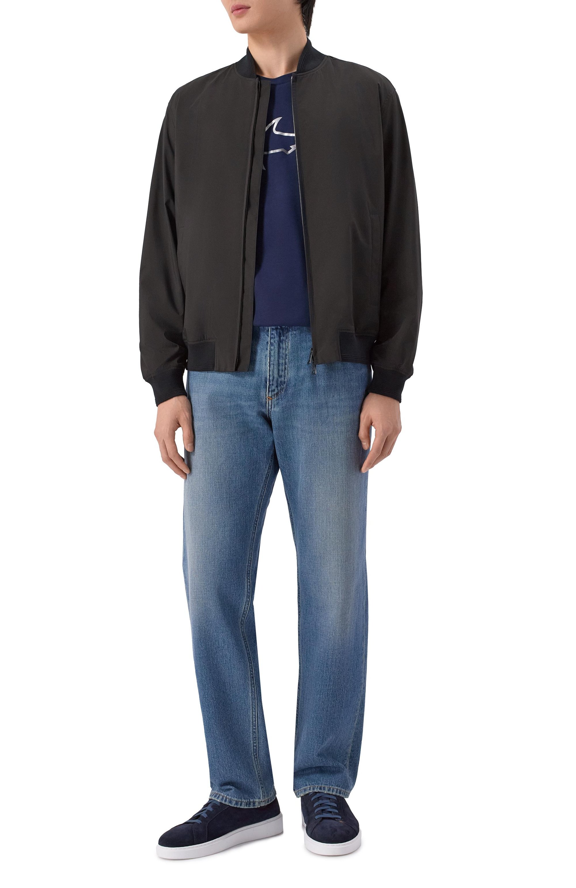 Хлопковая футболка PAUL&SHARK, арт. 25411078_001, фото 2