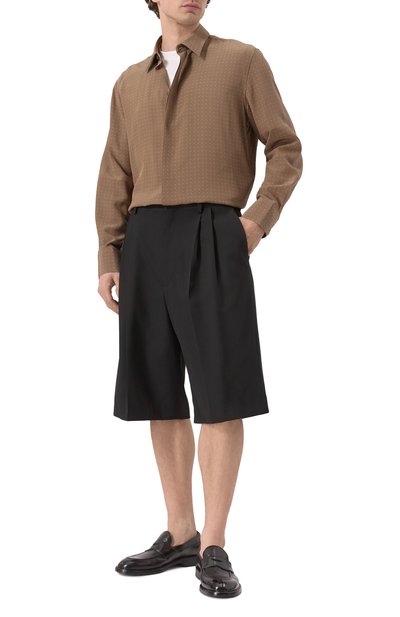 Шелковая рубашка SAINT LAURENT, арт. 819096/Y2L98, фото 2