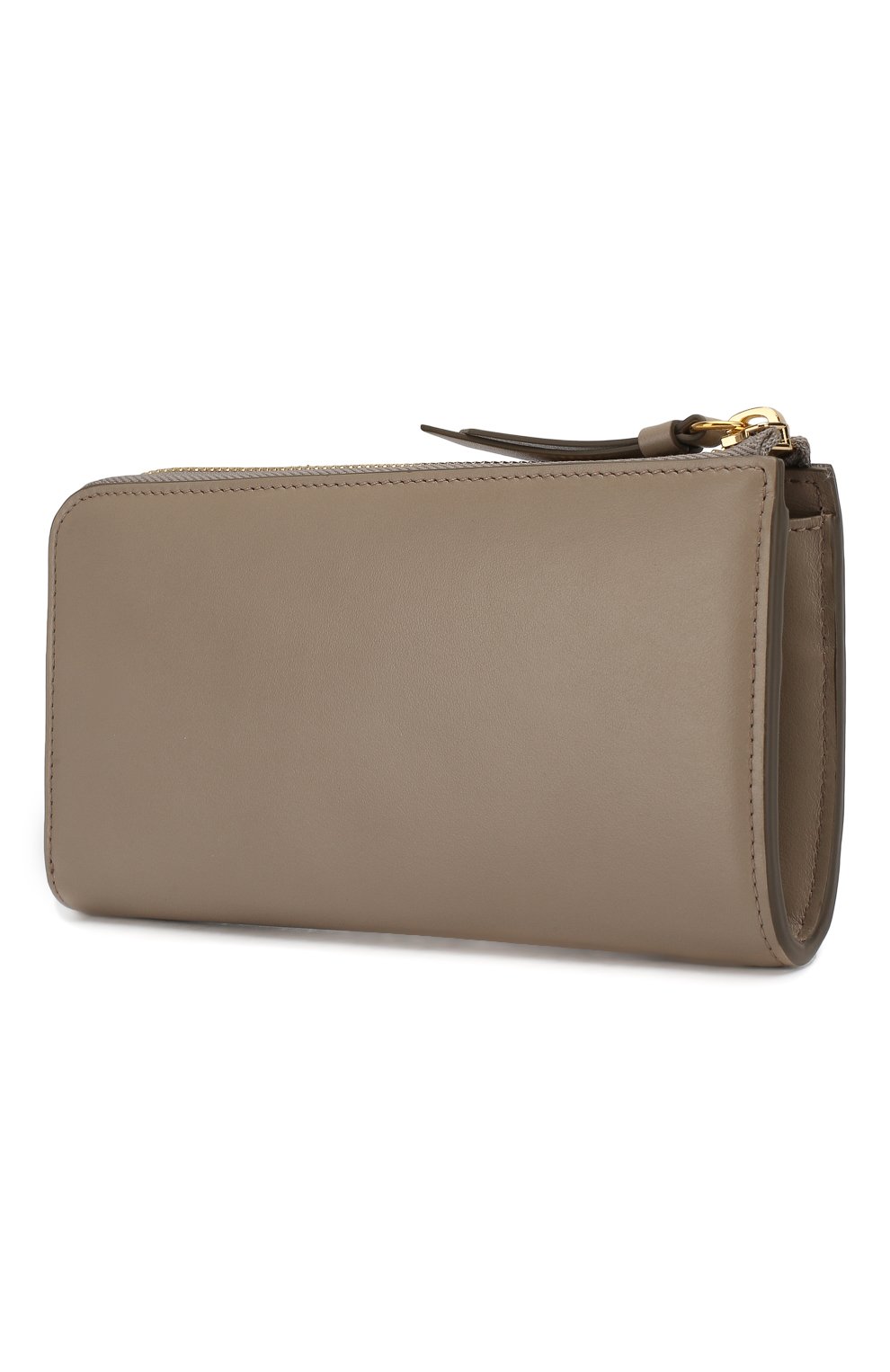 Кожаный кошелек CHLOÉ серого цвета по цене 63150 руб., арт. CHC19WP084A37, фото 2 Кожаный кошелек CHLOÉ, арт. CHC19WP084A37, фото 2