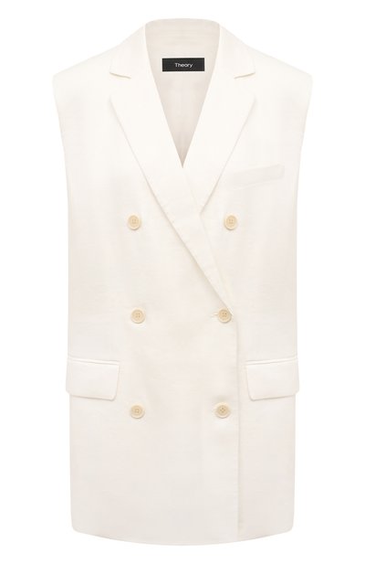 Женский жилет изо льна и вискозы THEORY, арт. 00403101