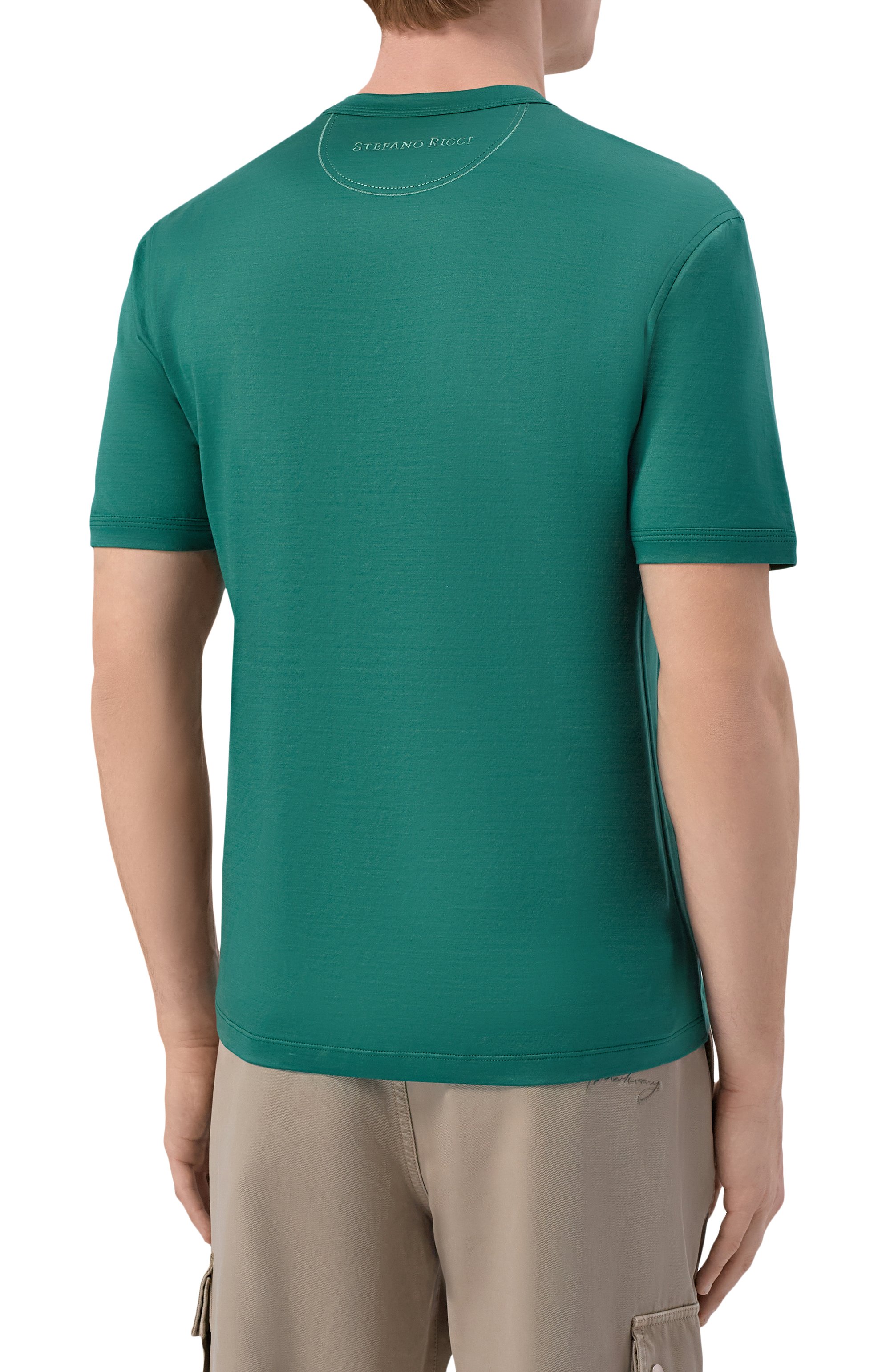 Хлопковая футболка STEFANO RICCI, арт. MNH6105150/TE0001, фото 4