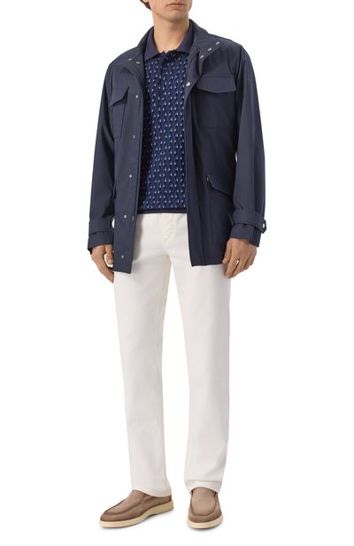 Поло из шелка и хлопка MVST, арт. M26.2PM.K129/Y001 JACQUARD, фото 2