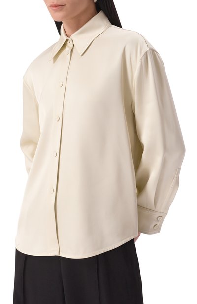 Рубашка из вискозы и шелка JIL SANDER, арт. J01DL0156/J65112, фото 3