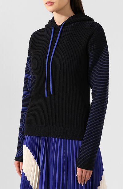 Худи из смеси хлопка и шерсти KENZO, арт. 2T0596814, фото 3