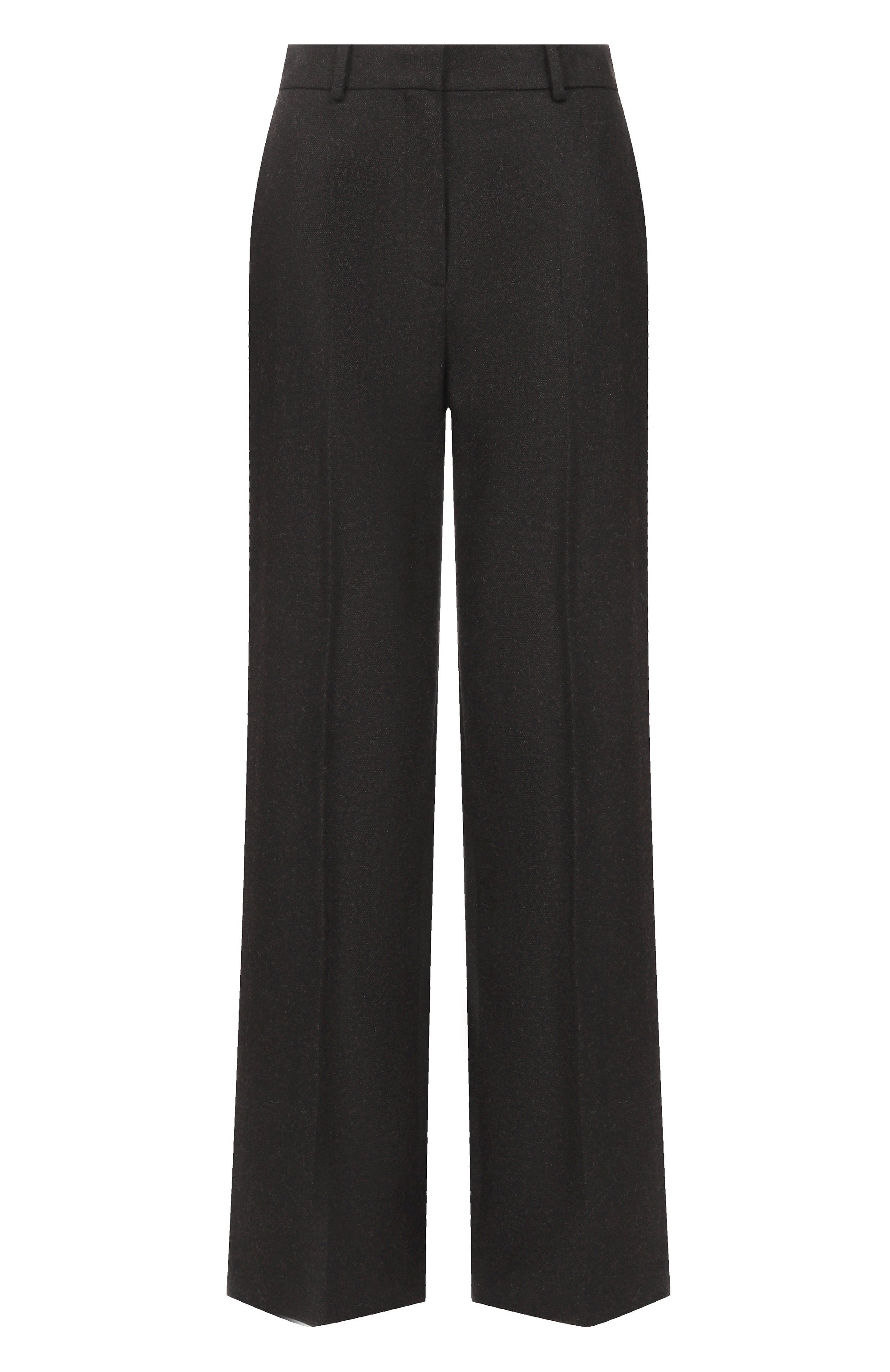 Брюки из шерсти и кашемира JUUN.J темно-коричневого цвета по цене 57950 руб., арт. JW4921W53, фото 1 Брюки из шерсти и кашемира JUUN.J, арт. JW4921W53, фото 1