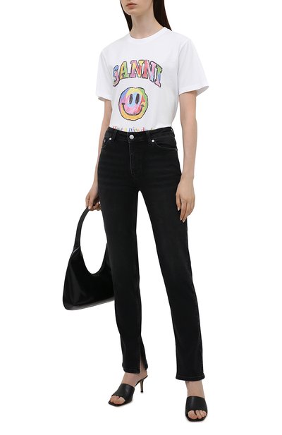 Хлопковая футболка GANNI, арт. T2797, фото 2