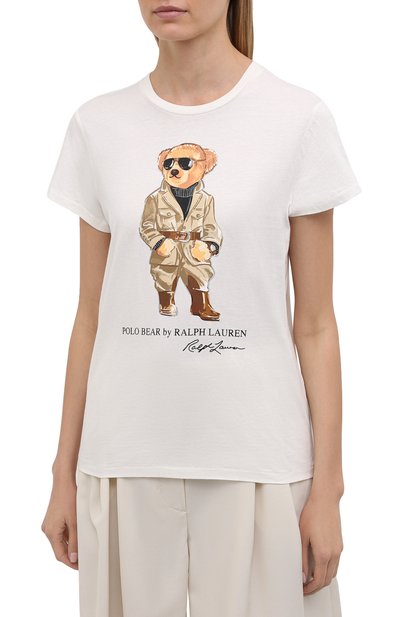 Хлопковая футболка POLO RALPH LAUREN, арт. 211839165, фото 3