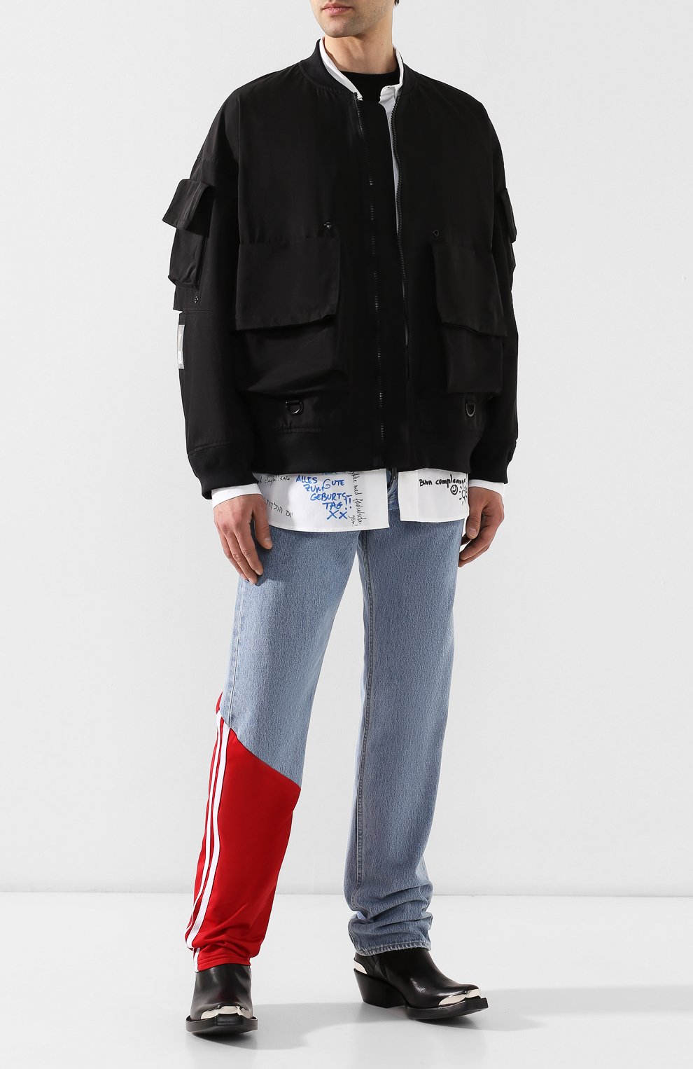 Кожаные казаки VETEMENTS, арт. USS19VE19186/M, фото 2
