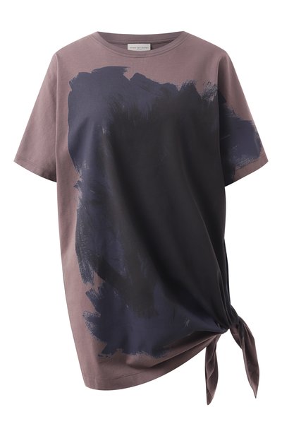 Женская хлопковая футболка DRIES VAN NOTEN, арт. 242-011105-9600