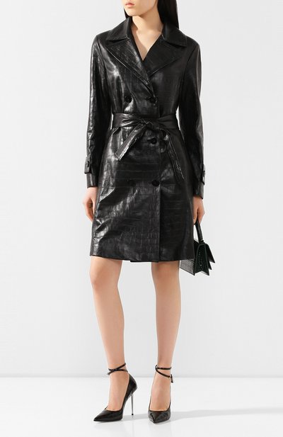 Кожаный тренч DROME, арт. DPD5681P/D1796P, фото 2