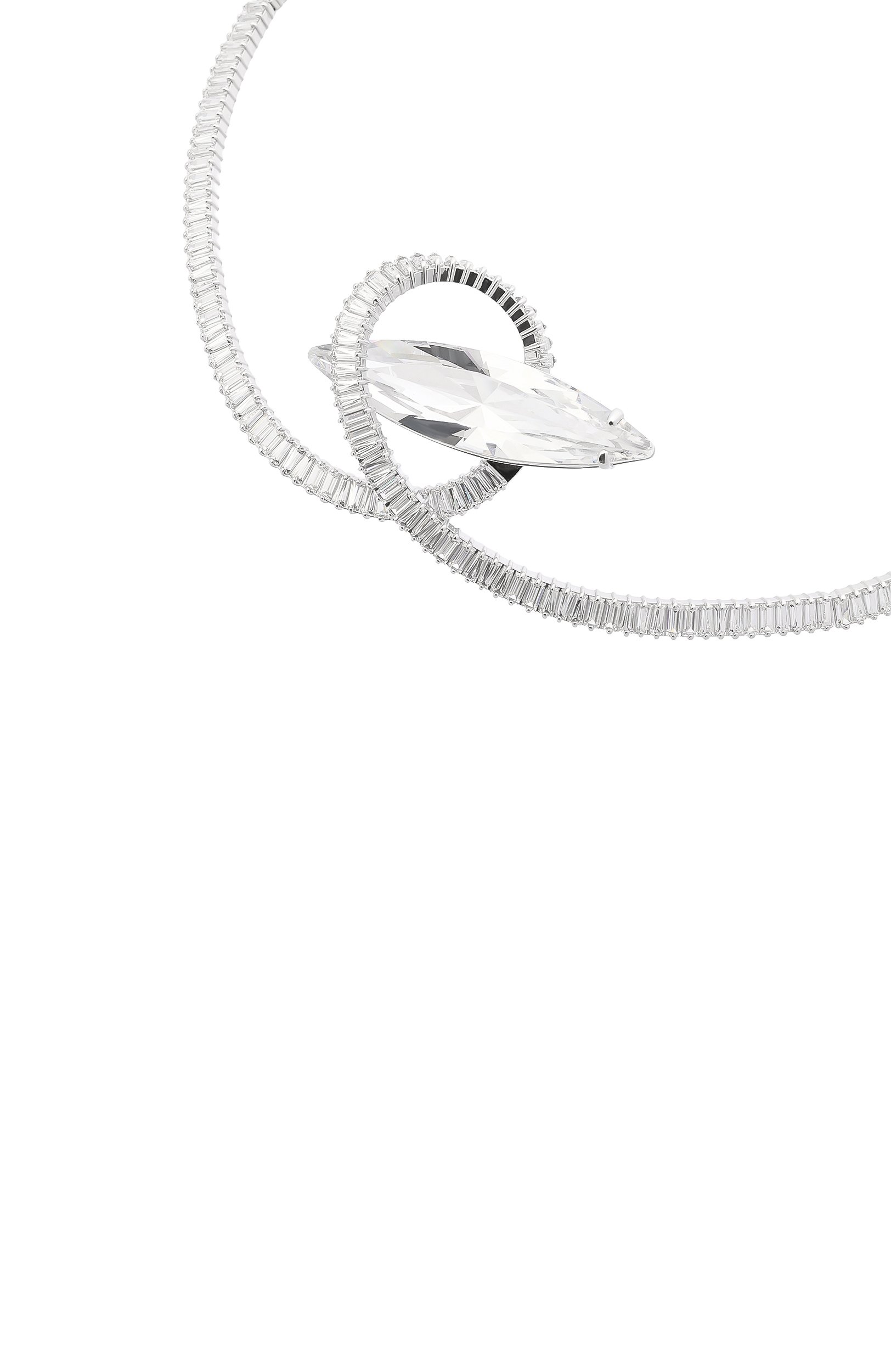Колье matrix SWAROVSKI серебряного цвета по цене 99500 руб., арт. 5727039, фото 3 Колье matrix SWAROVSKI, арт. 5727039, фото 3
