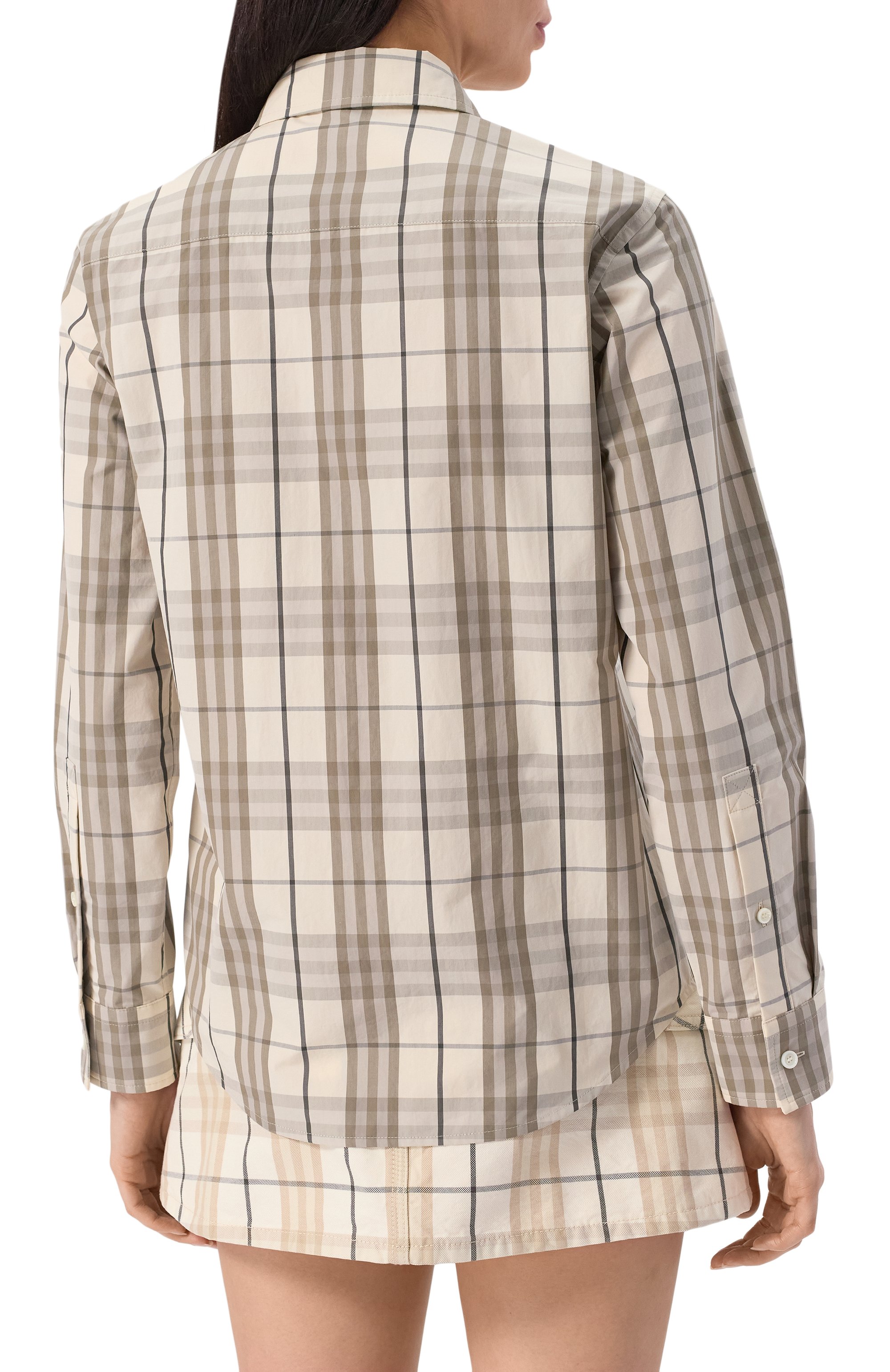 Хлопковая рубашка BURBERRY, арт. 8108663, фото 4