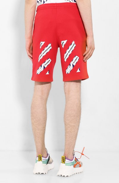 Хлопковые шорты OFF-WHITE, арт. 0MCI006S20E300032088, фото 4