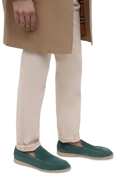 Замшевые лоферы summer walk LORO PIANA, арт. FAE8124, фото 3