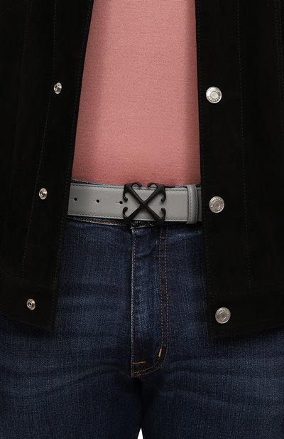 Кожаный ремень OFF-WHITE, арт. 0MRB133S24LEA002, фото 2