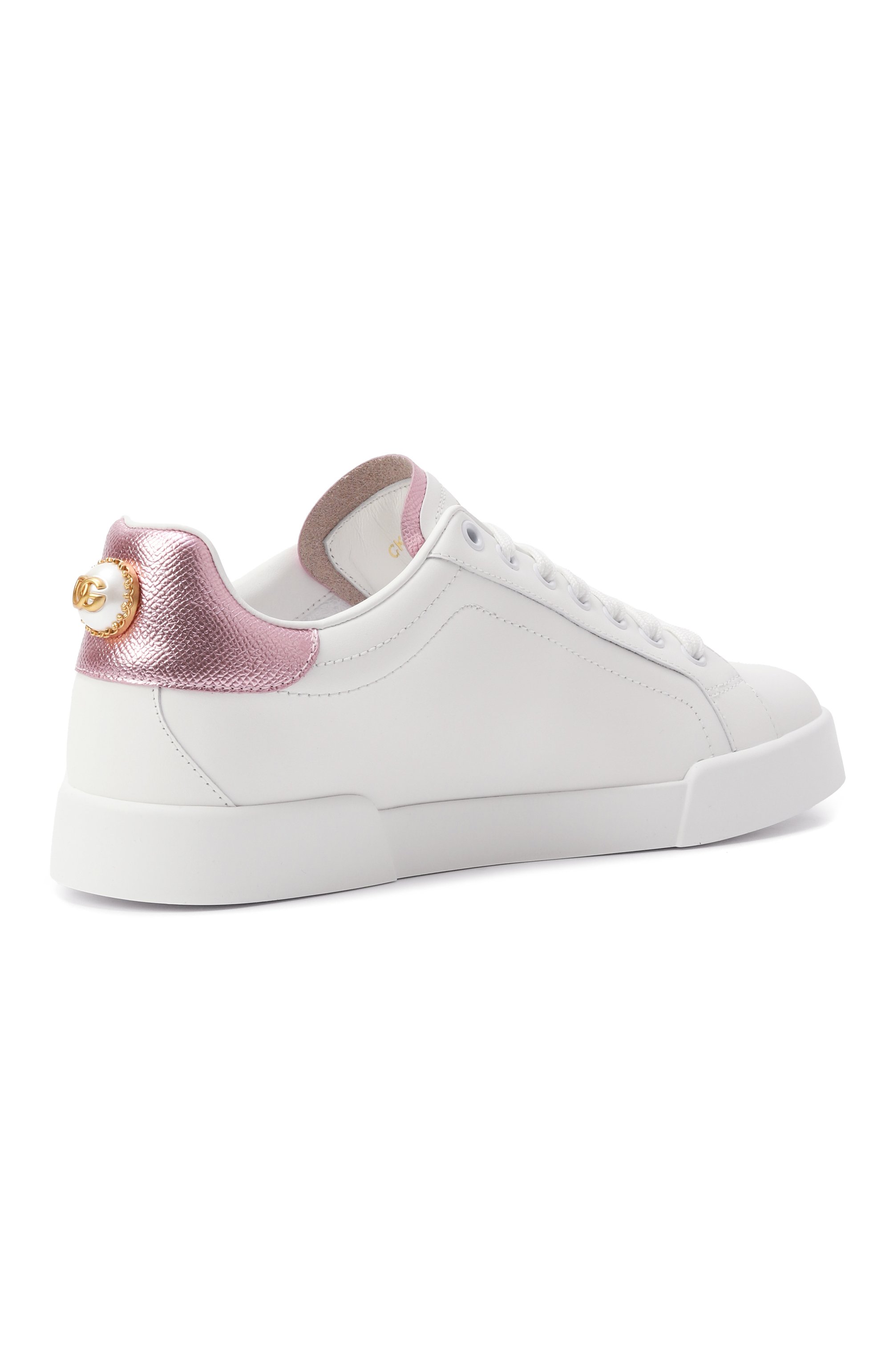 Кожаные кеды portofino DOLCE & GABBANA, арт. CK2329/AN298, фото 5