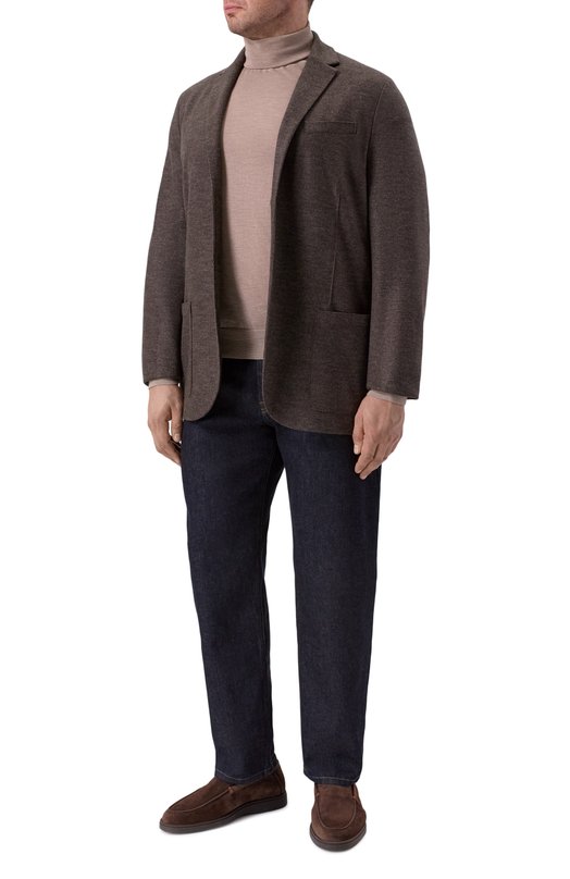 Шерстяной пиджак Harris Wharf London CL8P22MVA_ Коричневый  CL8P22MVA_ Фото 2