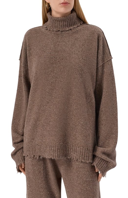 Кашемировый свитер Uma Wang W2 M UK7154 Коричневый  W2 M UK7154 Фото 3