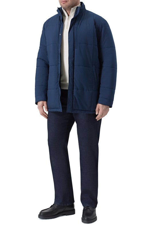 Утепленная куртка MVST 53453/BIG SIZE/0LMETEX AMEDE0 Синий  53453/BIG SIZE/0LMETEX AMEDE0 Фото 2