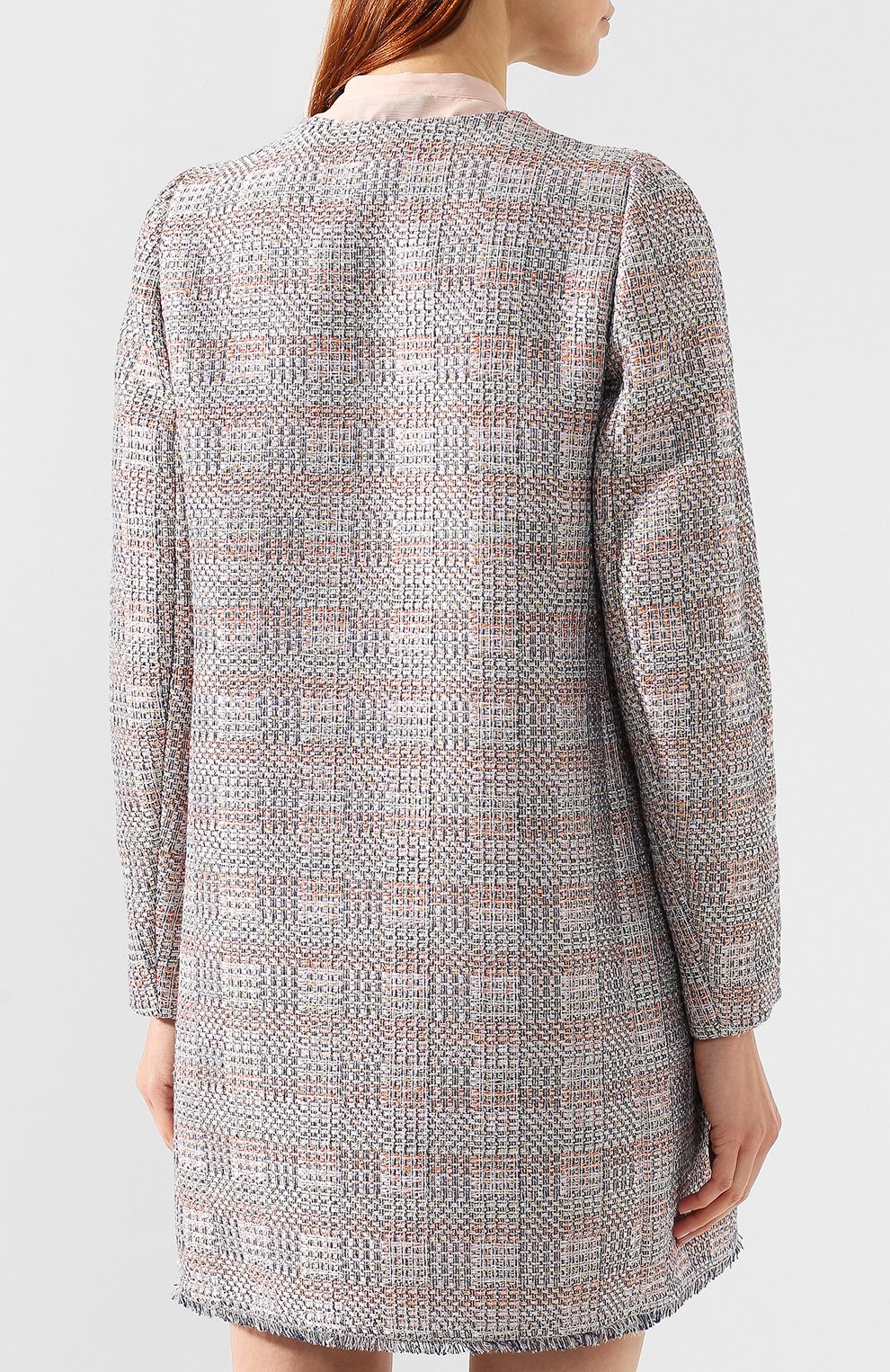 Твидовое пальто EMPORIO ARMANI, арт. 2NL36T/22107, фото 4