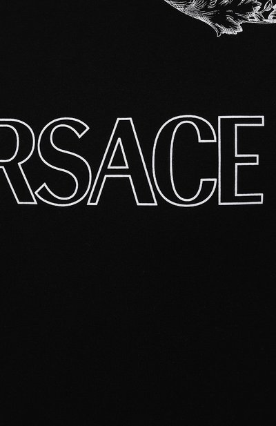 Хл�опковая футболка VERSACE, арт. 1013302/1A09868, фото 5