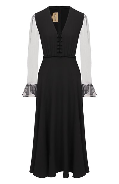 Женское шелковое платье VALENTINO, арт. 7B3VADU0/1MM