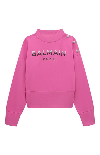 Хлопковый свитшот BALMAIN, арт. BV4A90