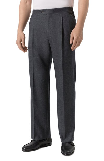 Шерстяные брюки CORNELIANI, арт. 264L26-2618111, фото 3