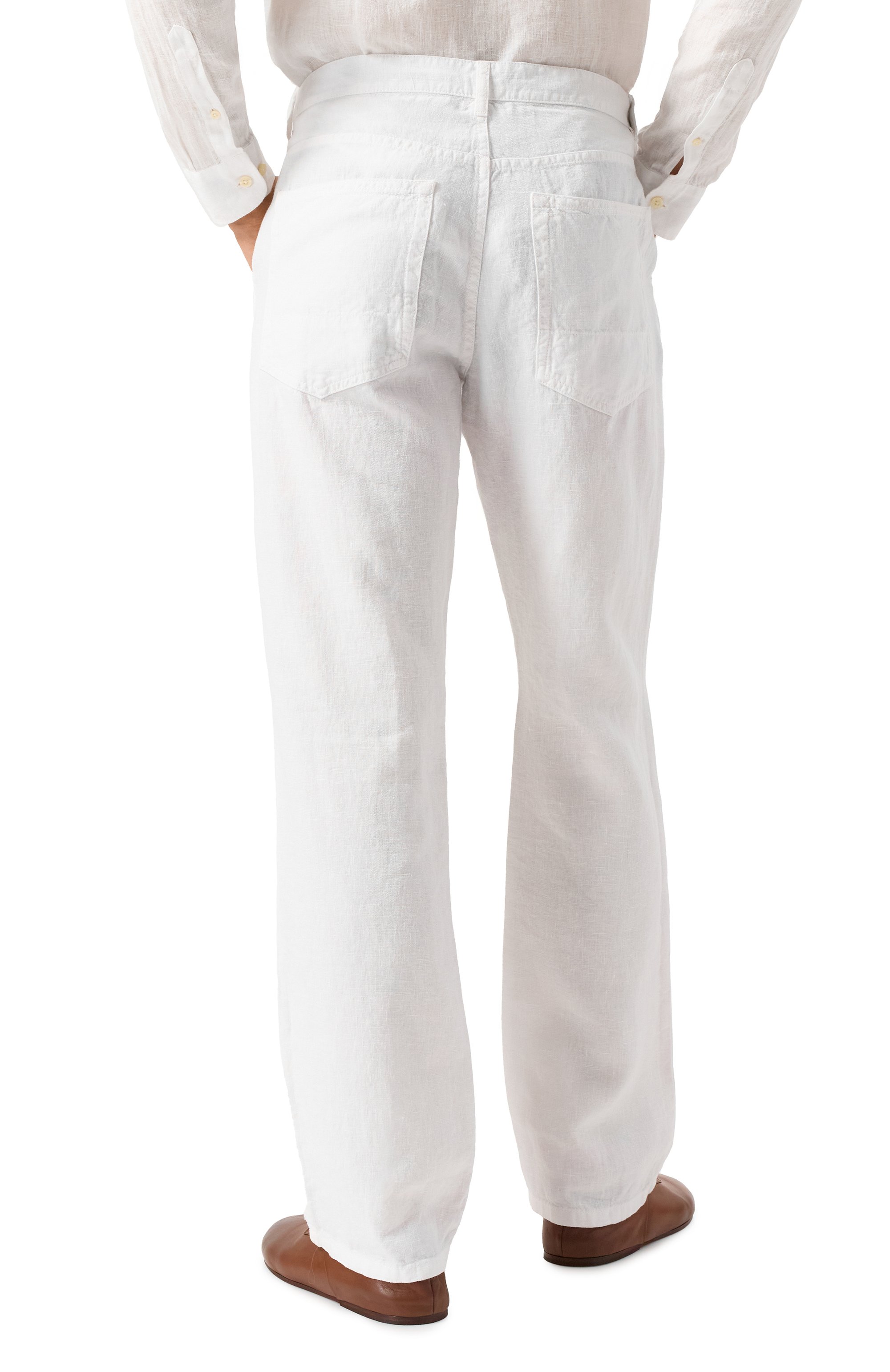 Льняные брюки 120% LINO, арт. 32ALIM29PQ/0476/000, фото 4