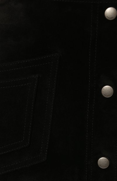 Замшевая юбка SAINT LAURENT, арт. 602763/YC2AY, фото 5