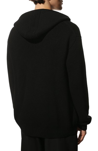 Кардиган из шерсти и кашемира PRADA, арт. UMG108-1Z9E-F0002-221, фото 4