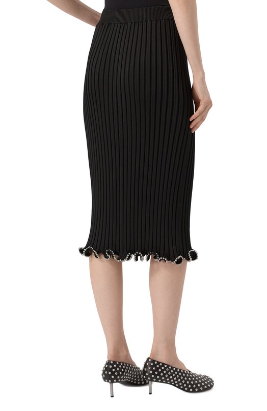 Юбка из вискозы Jil Sander J03MA0233-J18346 Чёрный  J03MA0233-J18346 Фото 4