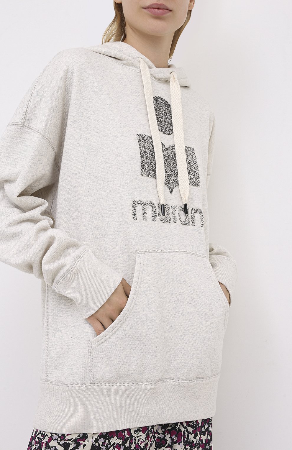 Хлопковое худи ISABEL MARANT ETOILE, арт. SW0031-20A072E/MANSEL, фото 3