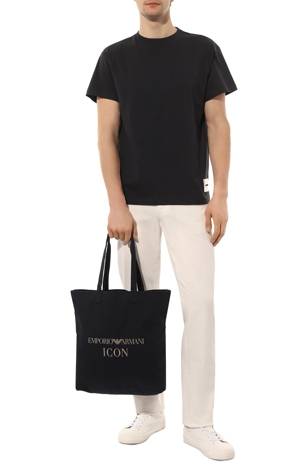 Текстильная сумка-шопер EMPORIO ARMANI, арт. 3H1U01/1ACEZ/CG, фото 7