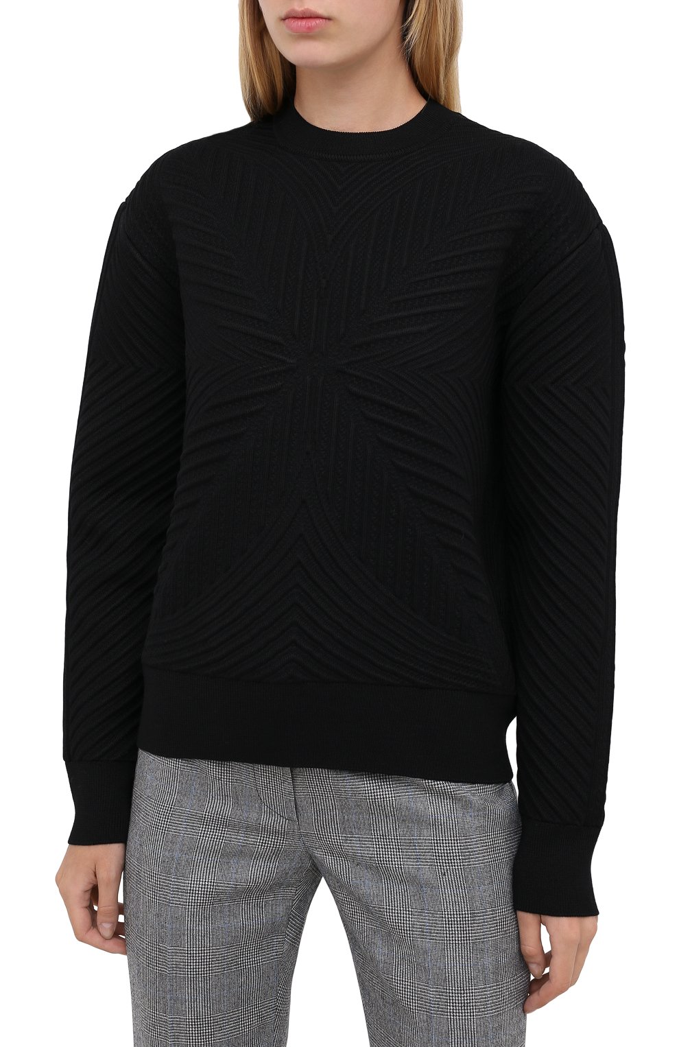 Свитшот из шерсти и вискозы ALEXANDER MCQUEEN, арт. 641894/Q1ARM, фото 4