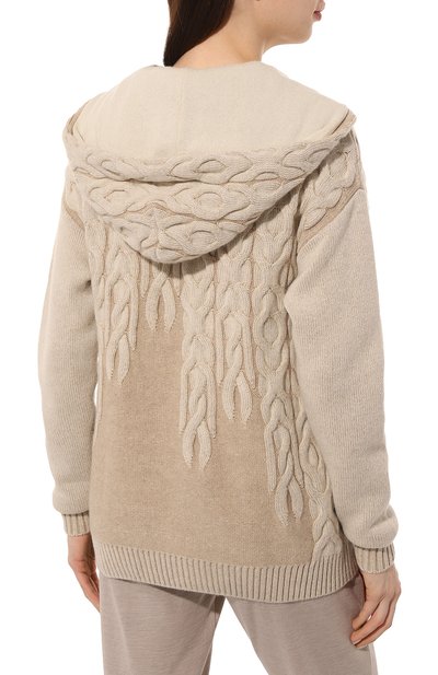 Кашемировый кардиган FREEAGE, арт. FWW1910419BG, фото 4