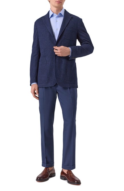 Мужской пиджак изо льна и хлопка CANALI, арт. J0147/JJ02973