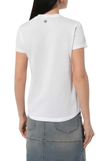 Хлопковая футболка COLOMBO белого цвета по цене 51550 руб., арт. TS00330/RIC, фото 4 Хлопковая футболка COLOMBO, арт. TS00330/RIC, фото 4