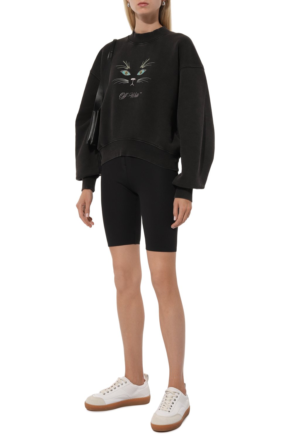 Хлопковый свитшот OFF-WHITE, арт. 0WBA075F24FLE002, фото 2