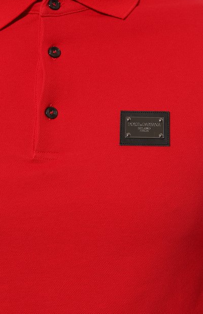 Хлопковое поло DOLCE & GABBANA, арт. G8PL4T/G7F2H, фото 5
