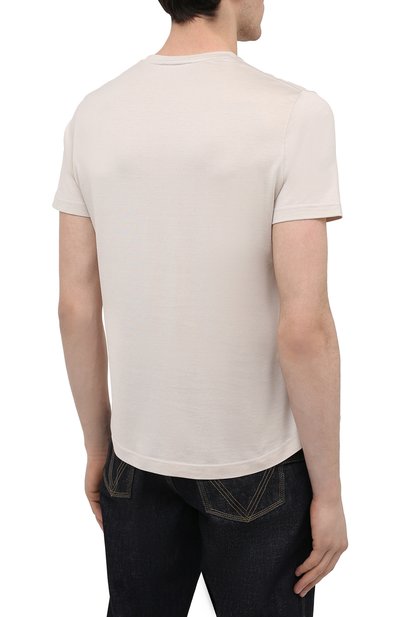 Футболка из шелка и хлопка LORO PIANA, арт. FAF6128, фото 4