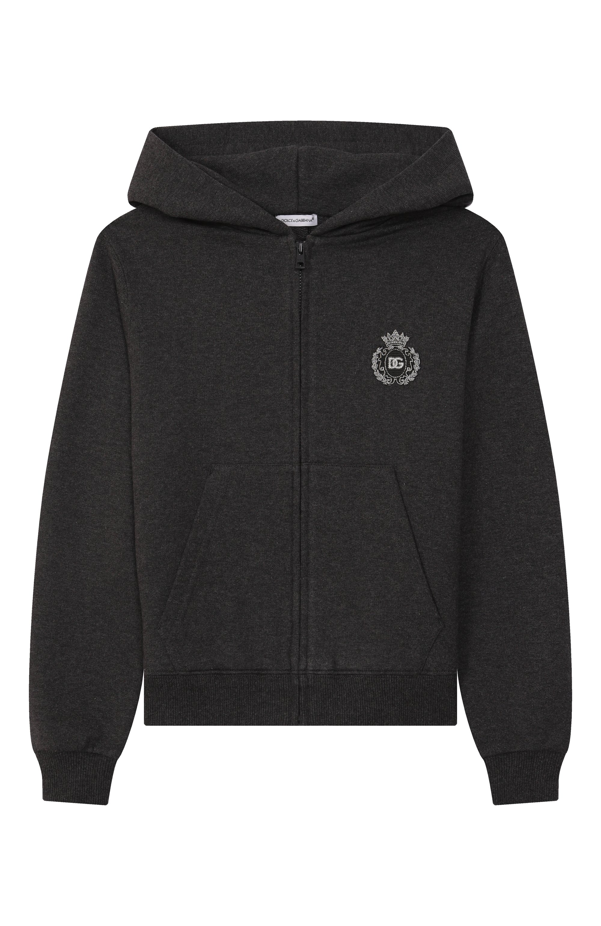 Хлопковая толстовка DOLCE & GABBANA, арт. L4JWMR/G7PK0/8-12+, фото 1