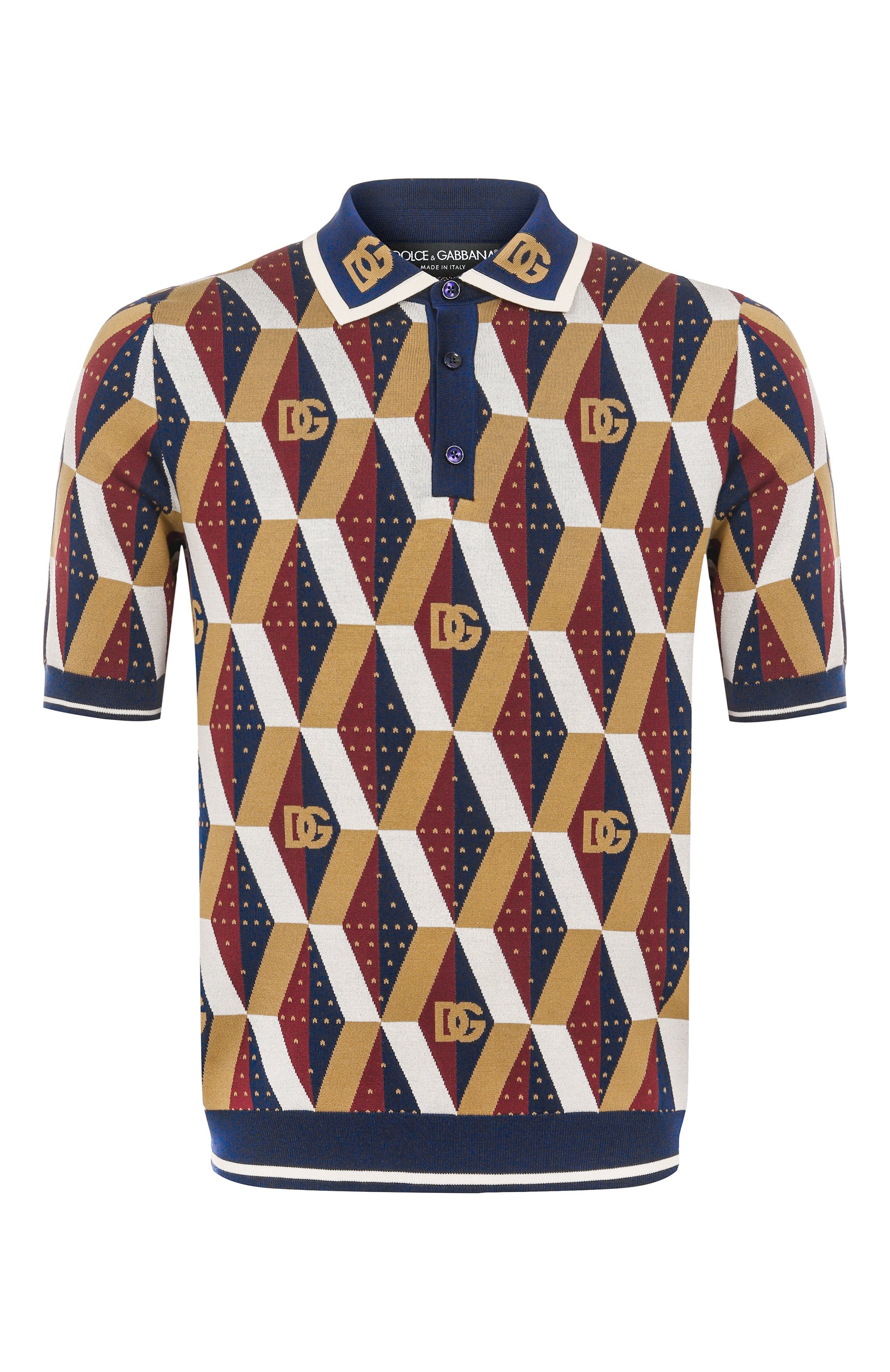 Шелковое поло DOLCE & GABBANA, арт. GXZ15T/JBSN1, фото 1