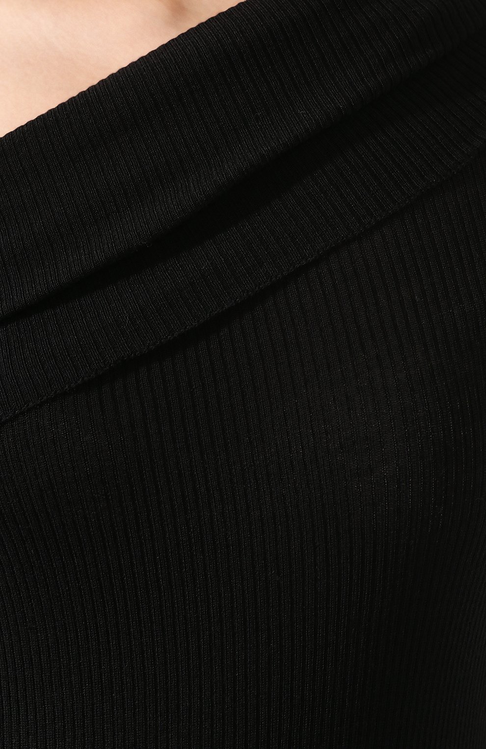 Шерстяной топ RICK OWENS черного цвета по цене 44200 руб., арт. RP20S1625/RIBM, фото 5 Шерстяной топ RICK OWENS, арт. RP20S1625/RIBM, фото 5