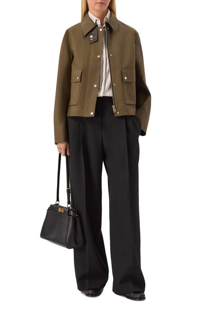 Куртка FENDI хаки цвета по цене 476000 руб., арт. FW5158/B1UE, фото 2 Куртка FENDI, арт. FW5158/B1UE, фото 2