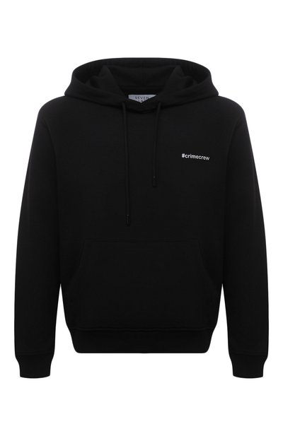 Хлопковое худи SEVEN LAB, арт. 662H21-#cr black, фото 1