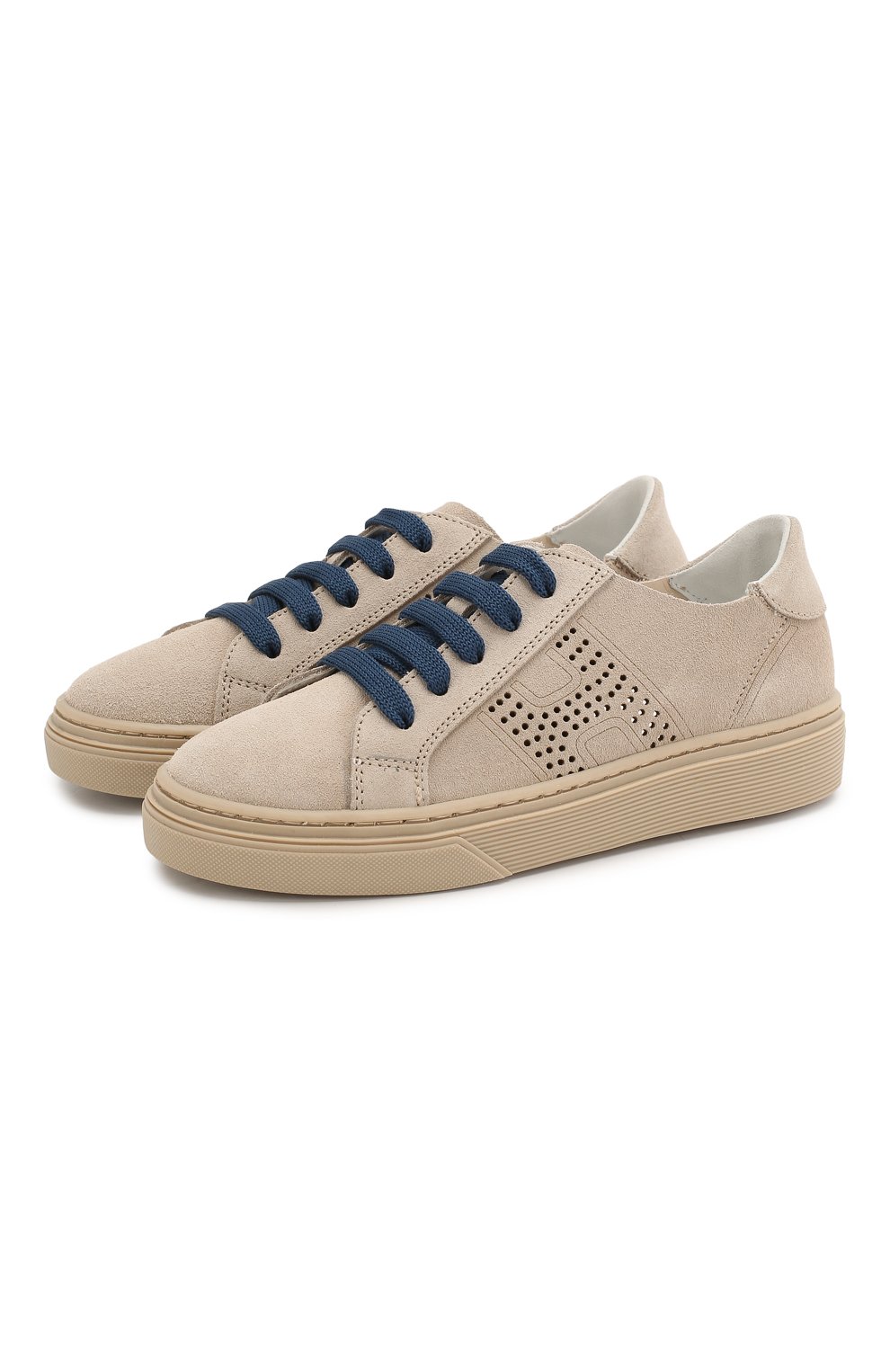 Замшевые кеды HOGAN, арт. HXC3400CT80I9S, фото 1