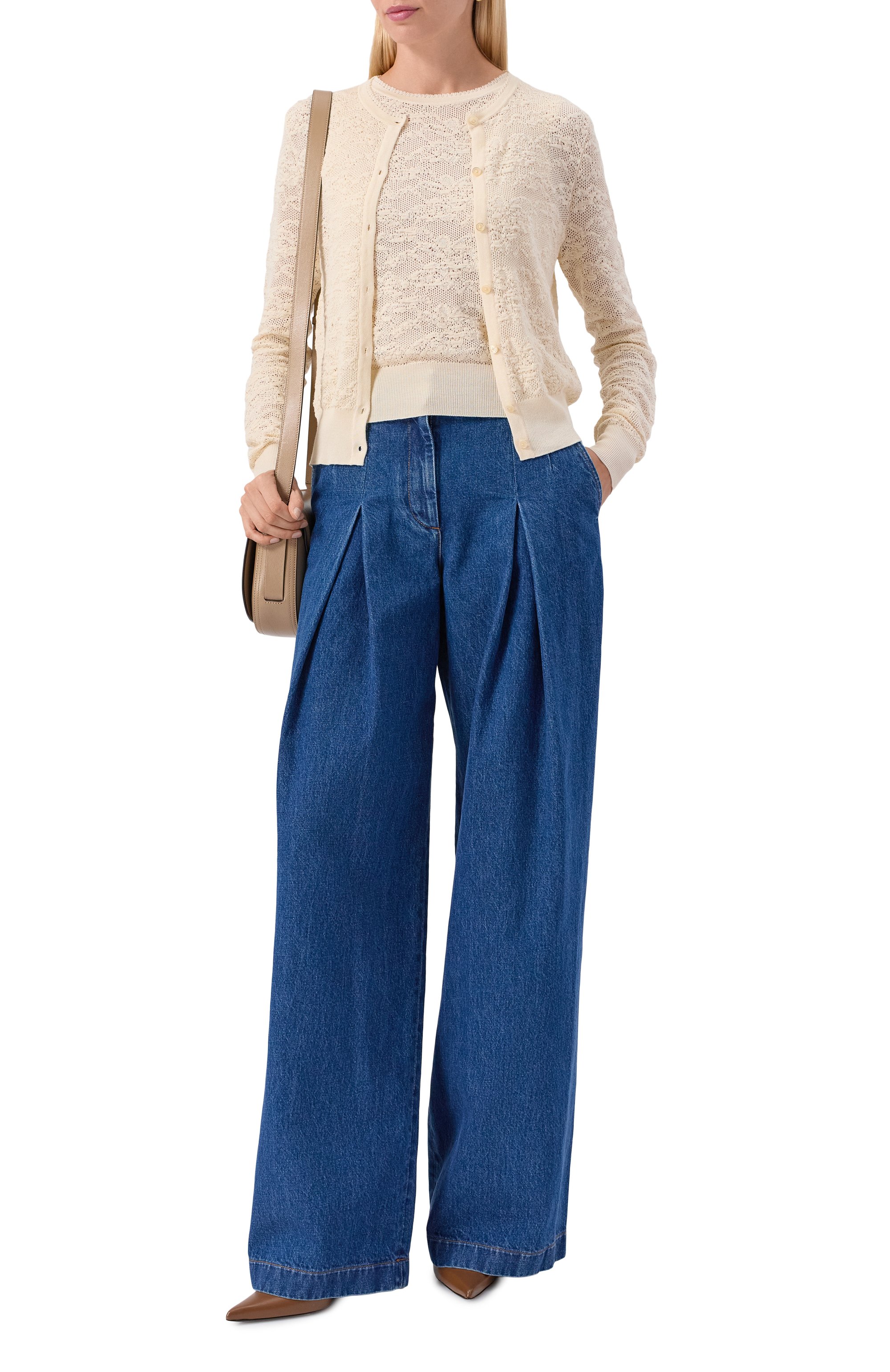 Комплект из кардигана и топа CHLOÉ, арт. CH25AMX01580, фото 2