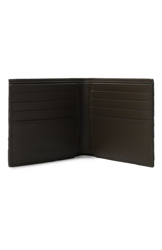 Кожаное портмоне Bottega Veneta 743211/V4SQ1 Хаки  743211/V4SQ1 Фото 3