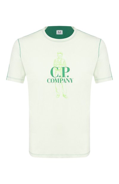 Хлопковая футболка C.P. COMPANY, арт. 08CMTS143A-005100W, фото 1